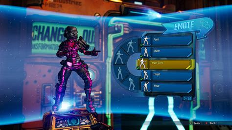 Borderlands 3 How to Use Emotes, Change Emotes.